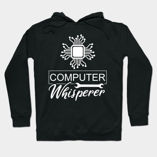 Computer Whisperer Geek Gift Hoodie by FamiLane